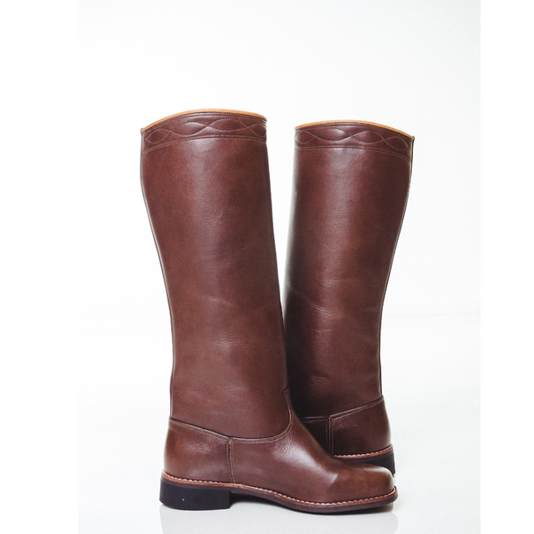 Bota Sob Medida Cano Armado Marrom Botas Postal